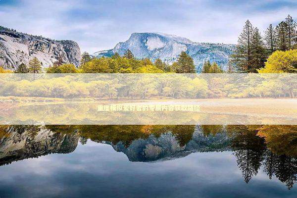 重度模拟爱好者的专属内容获取路径