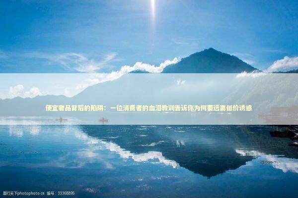 便宜奢品背后的陷阱：一位消费者的血泪教训告诉你为何要远离低价诱惑 时尚用品